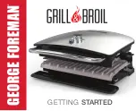 George Foreman GRILL&BROIL K44730 Getting Started preview