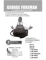 George Foreman GRP106BPB Use And Care Manual preview