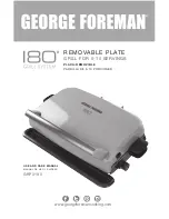 Preview for 1 page of George Foreman GRP3180 Use And Care Manual