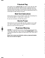 Preview for 4 page of George Foreman GRP4 Owner'S Manual