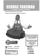 Preview for 1 page of George Foreman GRP46P Use And Care Book Manual