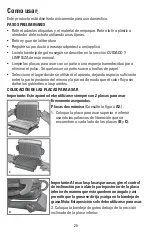 Preview for 21 page of George Foreman GRP4800 Use And Care Book Manual