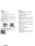 Preview for 4 page of George Foreman GRP4E Use And Care Book Manual