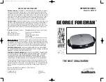 George Foreman GRP4PVT The Next Grilleration Owner'S Manual preview