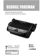 Preview for 1 page of George Foreman GRP5842 Use And Care Book Manual