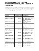 Preview for 29 page of George Foreman GRP5842 Use And Care Book Manual