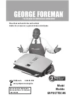 Preview for 1 page of George Foreman GRP72CTTSCAN G-Broil Supreme Use And Care Manual