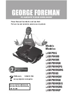 George Foreman GRP90WGB The Next Grilleration Use And Care Manual preview