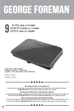 George Foreman GRS120B Use And Care Manual preview