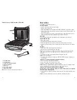 Preview for 3 page of George Foreman GRV120BCAN Use And Care Manual