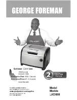 George Foreman IC300B Use And Care Book Manual preview