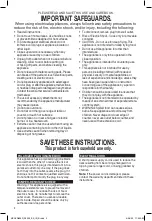 Preview for 2 page of George Foreman MCAFD800D Use And Care Manual