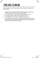 Preview for 16 page of George Foreman MCAFD800D Use And Care Manual