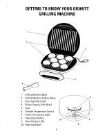 Preview for 4 page of George Foreman SALTON GR36VTT Owner'S Manual