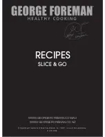 Preview for 11 page of George Foreman SLICE & GO GFC150 Instructions & Warranty