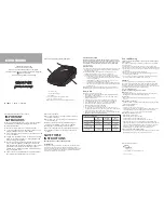 Preview for 2 page of George Foreman Super Champ GR20B Instructions