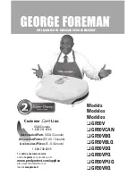 Preview for 1 page of George Foreman Super Champ GR50V Use And Care Book Manual