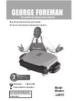 George Foreman The Next Grilleration Super Champ GRP3 Use And Care Book Manual preview