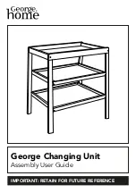 George Home Changing Unit Assembly & User'S Manual preview