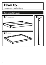 Предварительный просмотр 4 страницы George Home Changing Unit Assembly & User'S Manual