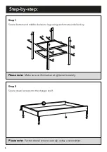 Предварительный просмотр 6 страницы George Home Changing Unit Assembly & User'S Manual