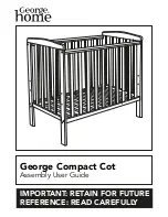 George Home George Compact Cot Assembly & User'S Manual preview