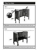 Preview for 7 page of George Home George Compact Cot Assembly & User'S Manual