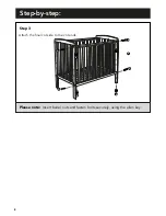 Preview for 8 page of George Home George Compact Cot Assembly & User'S Manual