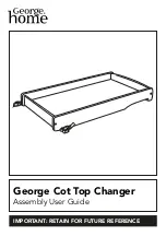 Preview for 1 page of George Home George Cot Top Changer Assembly & User'S Manual