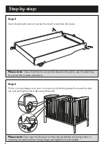 Preview for 8 page of George Home George Cot Top Changer Assembly & User'S Manual