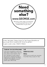 Preview for 11 page of George Home George Cot Top Changer Assembly & User'S Manual