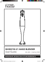 George Home GHB301W-21 User Manual preview