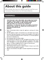 Preview for 2 page of George Home GMM201WB-21 User Manual