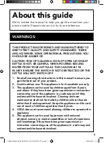 Preview for 3 page of George Home GTK201BW-20 User Manual