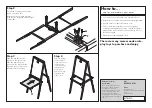 Preview for 2 page of George Home Wooden easel Assembly Manual