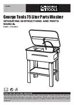 GEORGE TOOLS GT9500008 Operating Instructions And Parts Manual preview