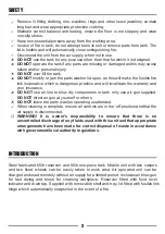 Preview for 3 page of GEORGE TOOLS GT9500011 Manual