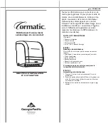 Предварительный просмотр 9 страницы Georgia Pacific Cormatic Operating And Installation Instructions