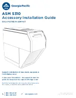 Предварительный просмотр 1 страницы Georgia Pacific PRO ASM S310 Installation Manual