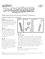 GeoSafari Pocket Scope User Manual preview