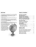 Preview for 2 page of GeoSafari Talking Globe Instruction Manual