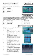 Предварительный просмотр 17 страницы GEOSATpro DSR-R100 Series Owner'S Manual