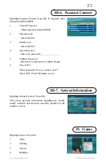 Предварительный просмотр 25 страницы GEOSATpro DSR-R100 Series Owner'S Manual