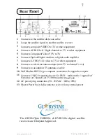 Предварительный просмотр 9 страницы GEOSATpro DSR200c Owner'S Manual & Installation Manual