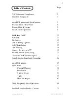 Preview for 3 page of GEOSATpro DVBS2 Owner'S Manual & Installation Manual