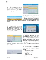 Preview for 24 page of GEOSATpro DVBS2 Owner'S Manual & Installation Manual