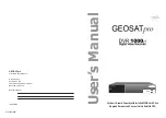 Предварительный просмотр 1 страницы GEOSATpro DVR 1000ci User Manual