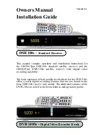 Предварительный просмотр 2 страницы GEOSATpro DVR1100c Owners Manual And Instruction Manual