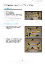 Preview for 2 page of Geoscanners AB SVC-820 Assembly Instruction Manual