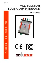 Preview for 1 page of Geosense NexusGEO Instruction Manual